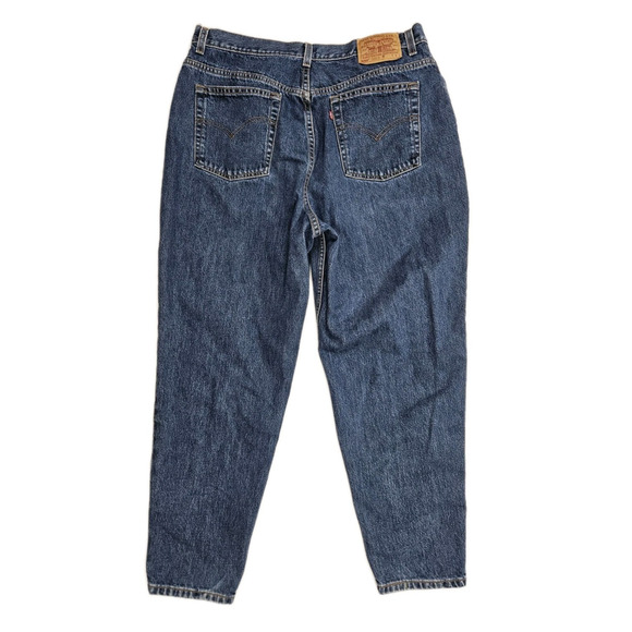 Vintage Levi's 550 Relaxed Fit Tapered Leg Jeans Women's Size 20 Short USA MADE - Picture 2 of 11